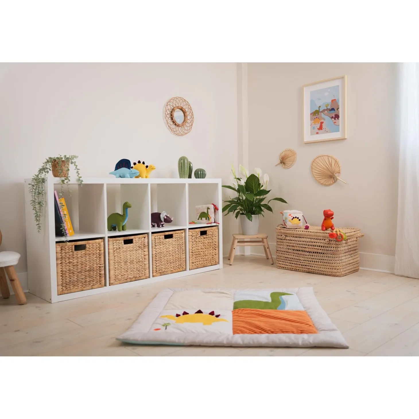 Little big friends Tapis de parc réversible Dino