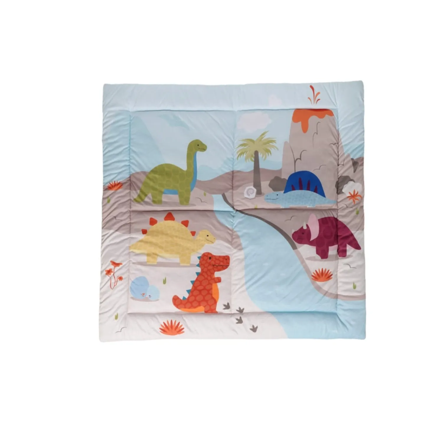 Little big friends Tapis de parc réversible Dino