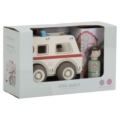 Little Dutch                    Ambulance en bois FSC     Multicolore