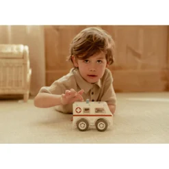 Little Dutch                    Ambulance en bois FSC     Multicolore