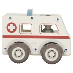 Little Dutch                    Ambulance en bois FSC     Multicolore