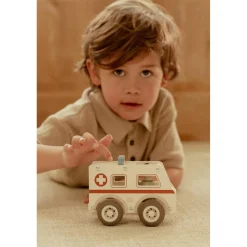 Little Dutch                    Ambulance en bois FSC     Multicolore