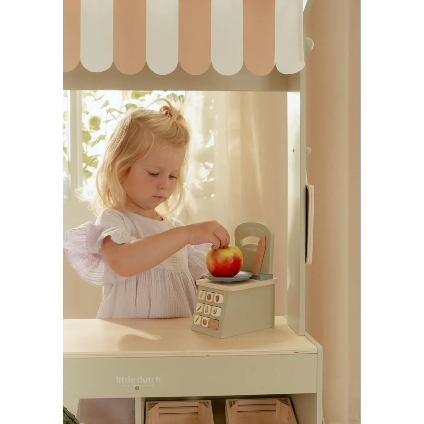 Little Dutch Balance en bois FSC Multicolore