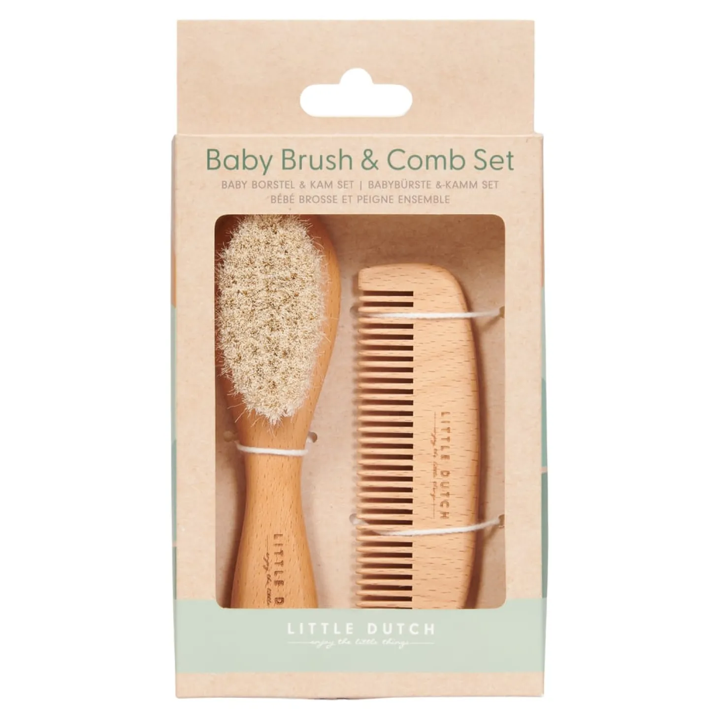 Little Dutch Bébé Brosse et Peigne Ensemble Marron