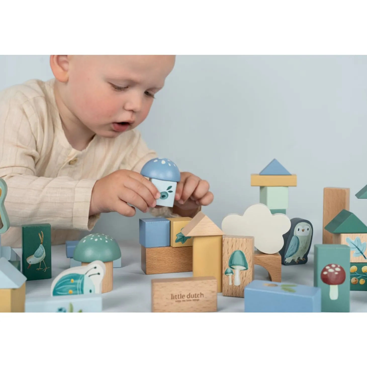 Little Dutch Blocs de construction en bois FSC Forest Friends
