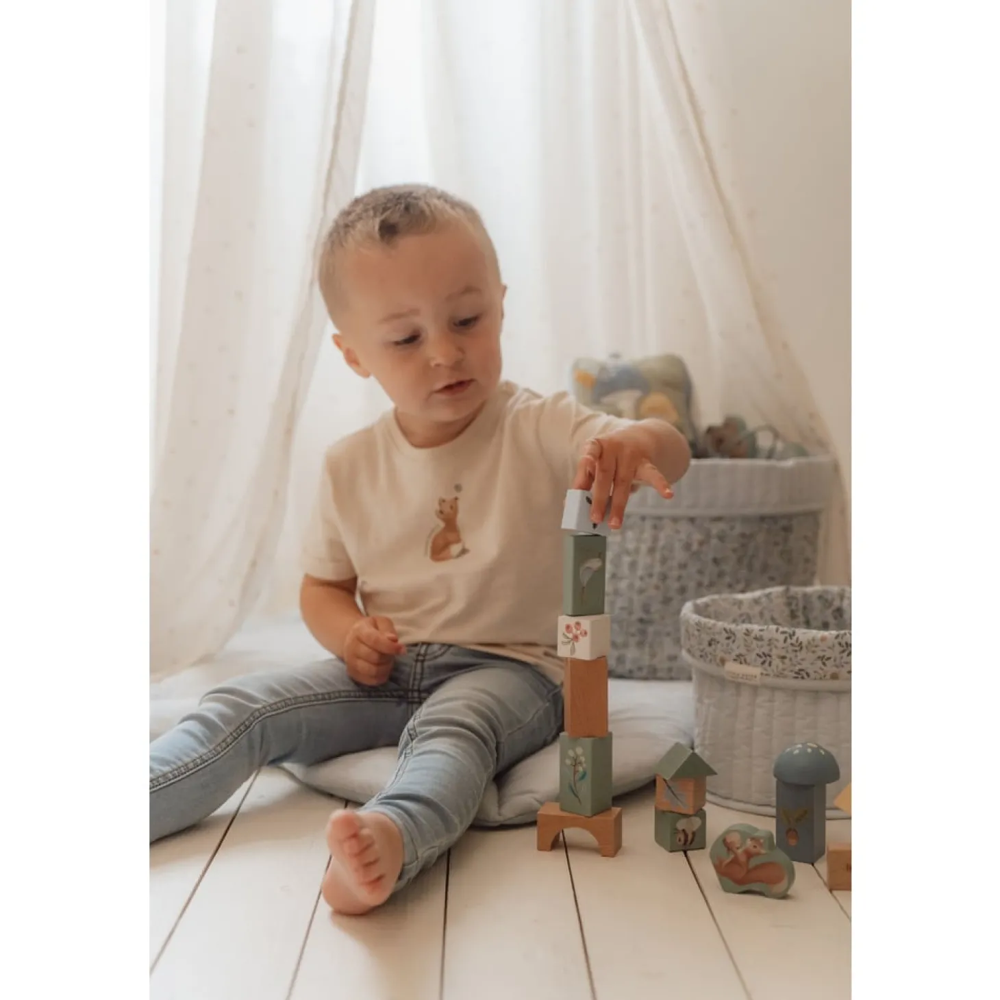 Little Dutch Blocs de construction en bois FSC Forest Friends