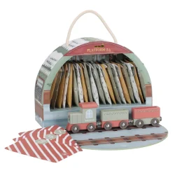 Little Dutch Calendrier de l'avent avec circuit de train FSC Multicolore