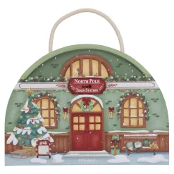 Little Dutch Calendrier de l'avent avec circuit de train FSC Multicolore