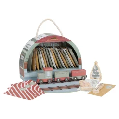 Little Dutch Calendrier de l'avent avec circuit de train FSC Multicolore