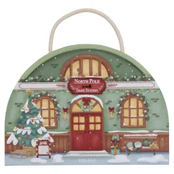 Little Dutch Calendrier de l'avent avec circuit de train FSC Multicolore