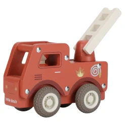 Little Dutch                    Camion de pompiers 1er âge en bois FSC     Multicolore