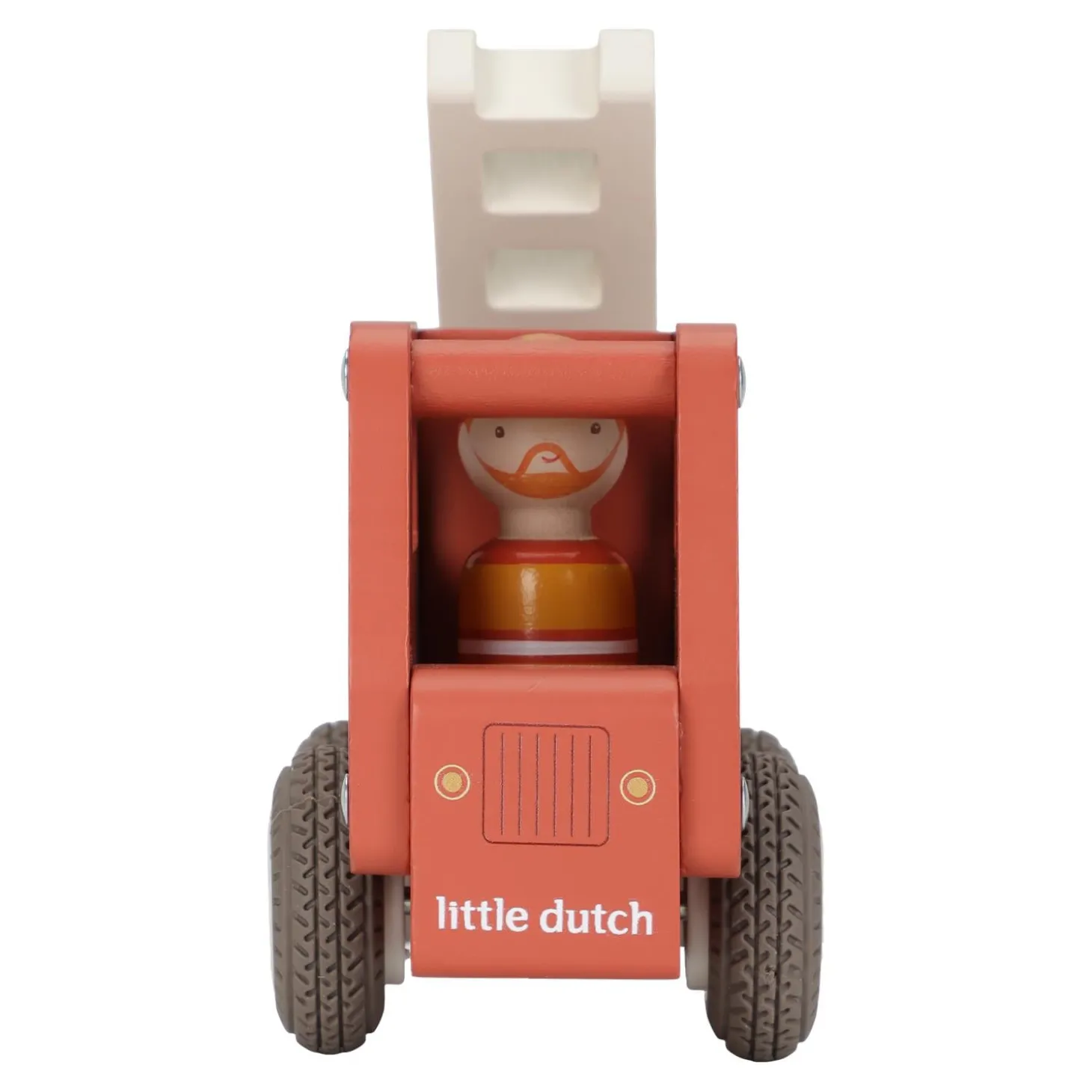 Little Dutch Camion de pompiers 1er âge en bois FSC Multicolore