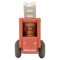 Little Dutch Camion de pompiers 1er âge en bois FSC Multicolore