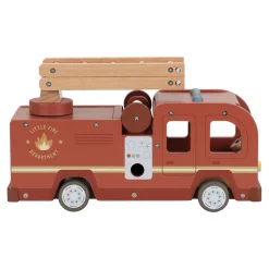 Little Dutch Camion de pompiers et accessoires en bois FSC Multicolore