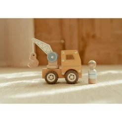 Little Dutch                    Camion grue en bois FSC     Multicolore