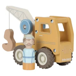 Little Dutch                    Camion grue en bois FSC     Multicolore