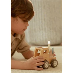 Little Dutch                    Camion grue en bois FSC     Multicolore