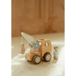 Little Dutch                    Camion grue en bois FSC     Multicolore