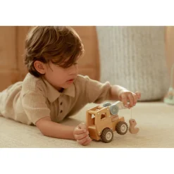 Little Dutch                    Camion grue en bois FSC     Multicolore