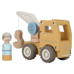 Little Dutch                    Camion grue en bois FSC     Multicolore