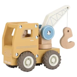 Little Dutch                    Camion grue en bois FSC     Multicolore