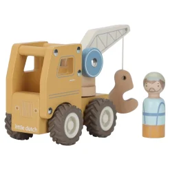 Little Dutch                    Camion grue en bois FSC     Multicolore