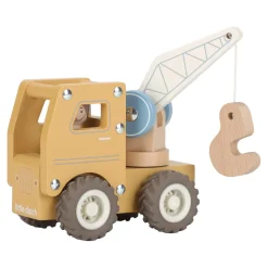 Little Dutch                    Camion grue en bois FSC     Multicolore