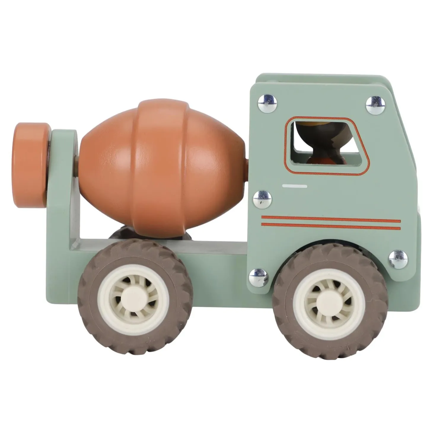 Little Dutch Camion toupie en bois FSC Multicolore