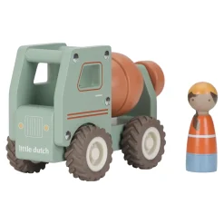 Little Dutch Camion toupie en bois FSC Multicolore