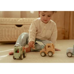 Little Dutch Camion toupie en bois FSC Multicolore
