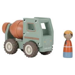 Little Dutch Camion toupie en bois FSC Multicolore