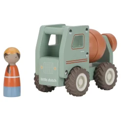 Little Dutch Camion toupie en bois FSC Multicolore
