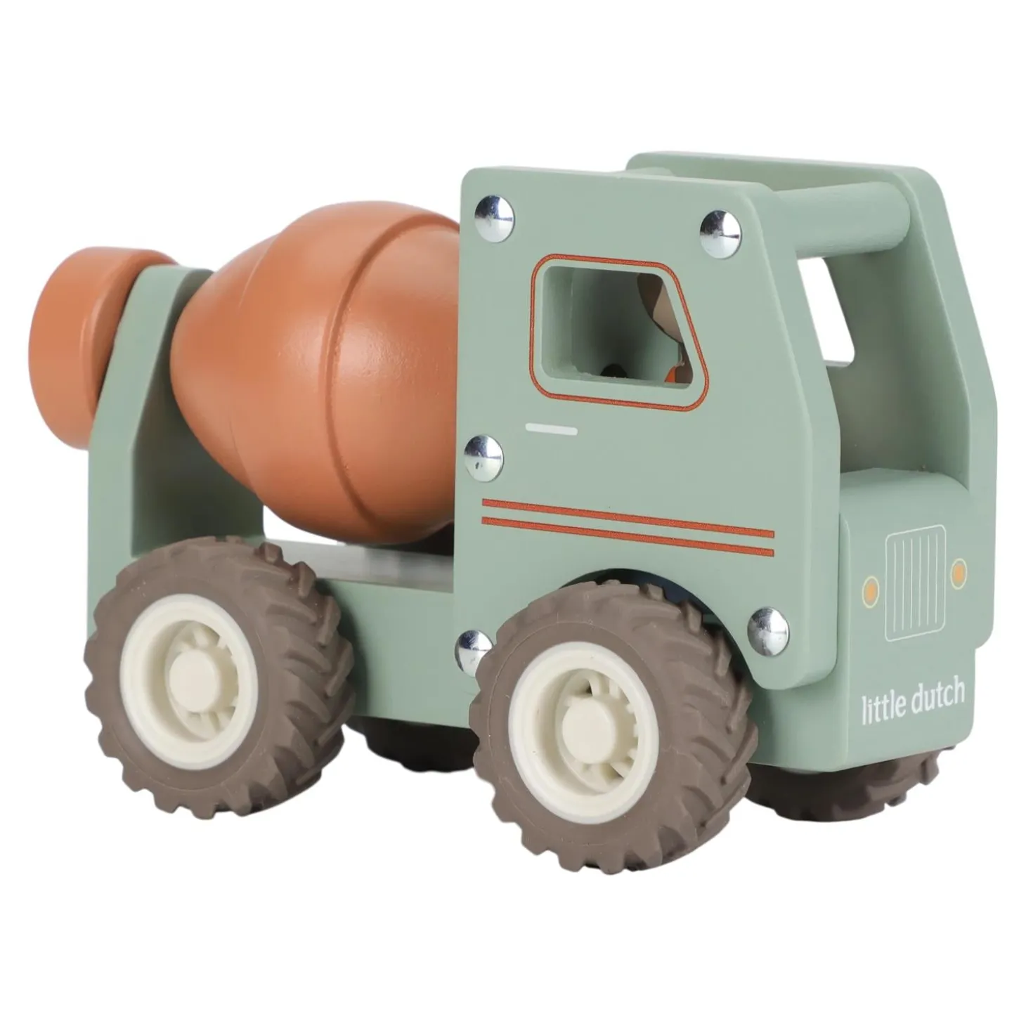 Little Dutch Camion toupie en bois FSC Multicolore