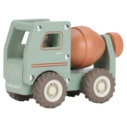 Little Dutch Camion toupie en bois FSC Multicolore