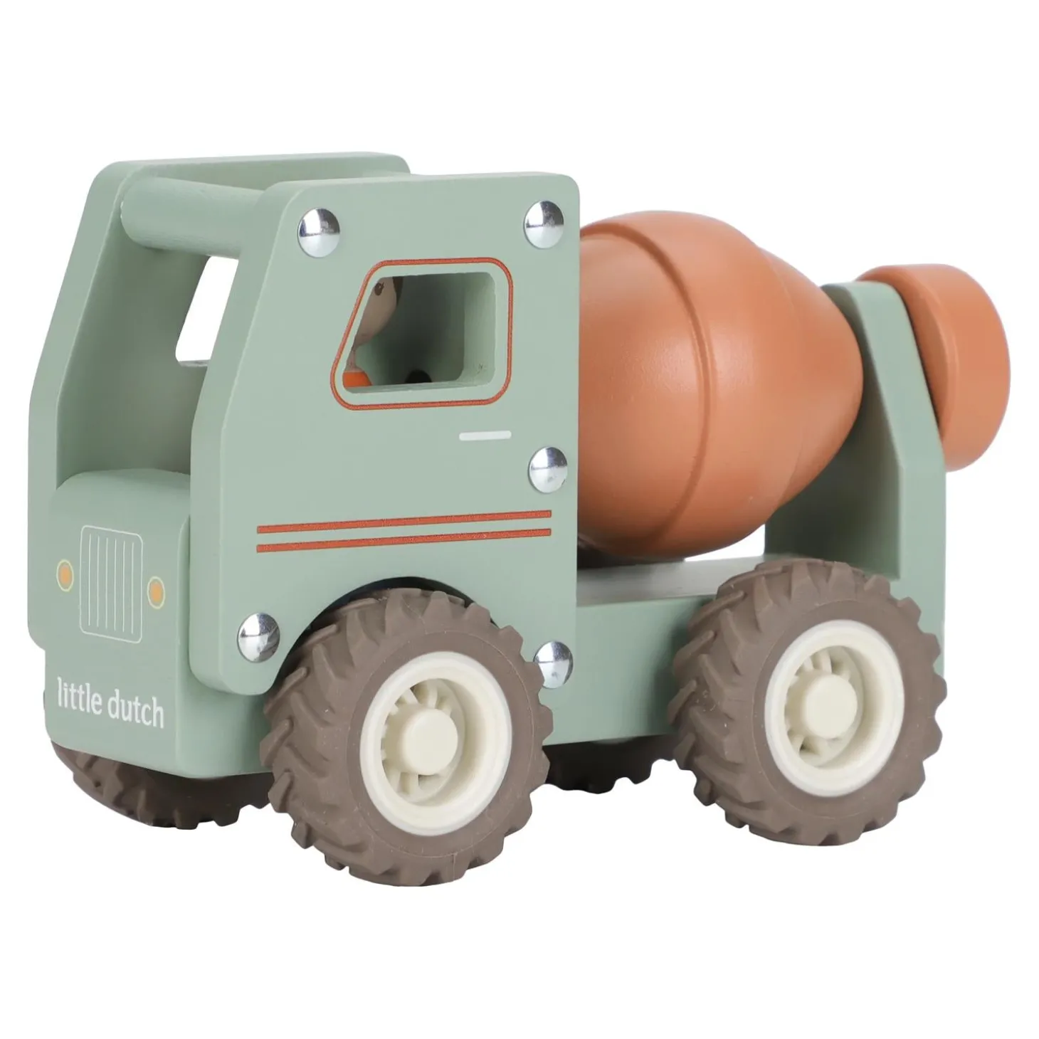 Little Dutch Camion toupie en bois FSC Multicolore