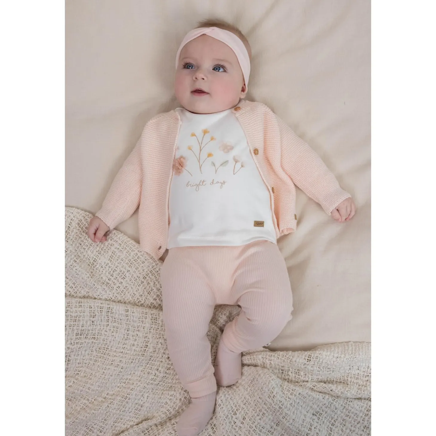 Little Dutch Cardigan en tricot pink 18 mois