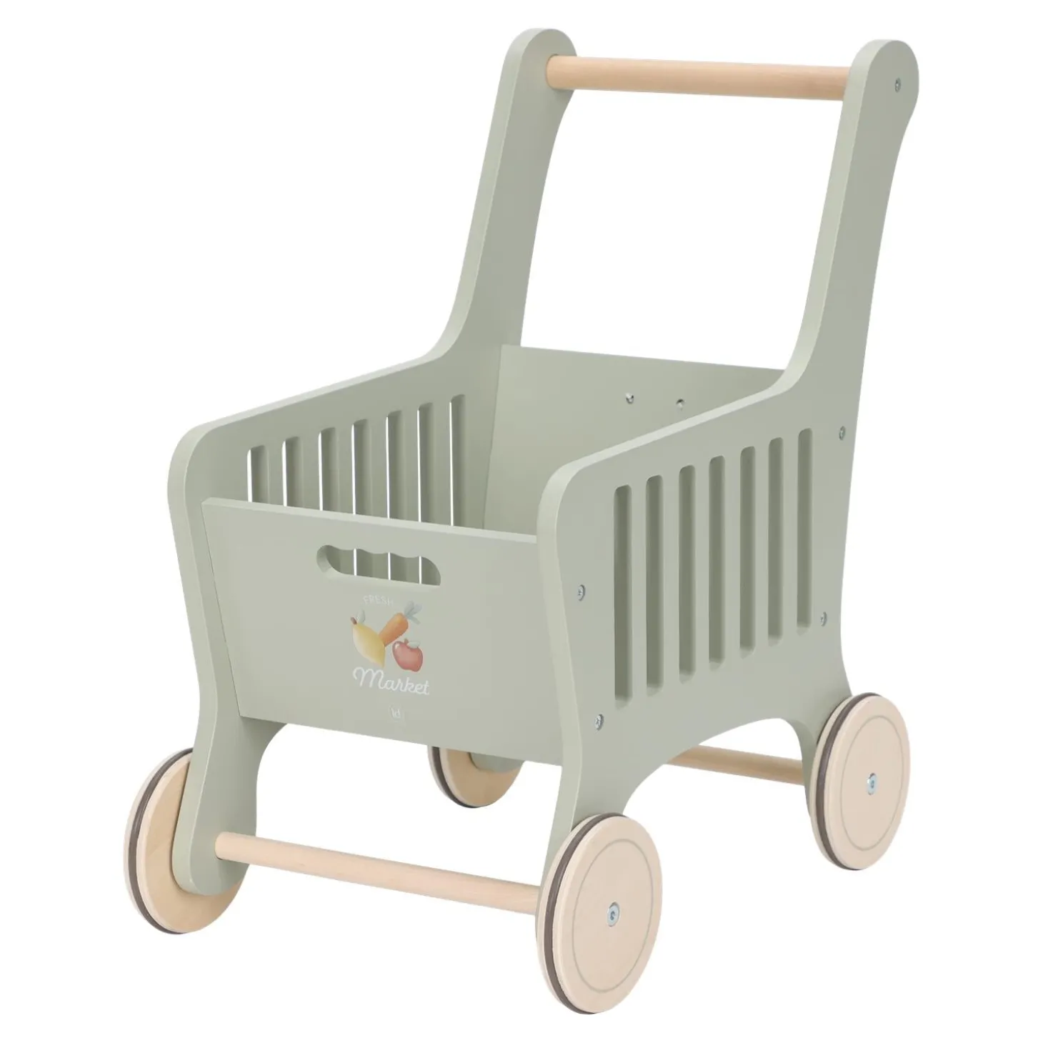 Little Dutch Chariot de courses en bois FSC Multicolore