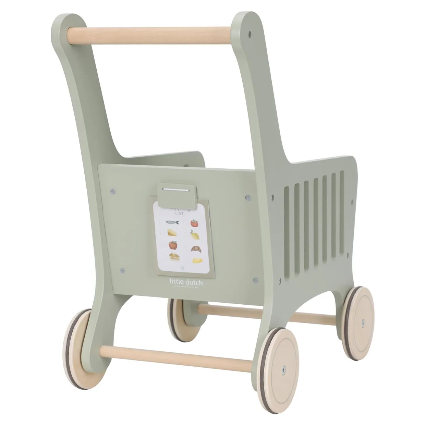 Little Dutch Chariot de courses en bois FSC Multicolore