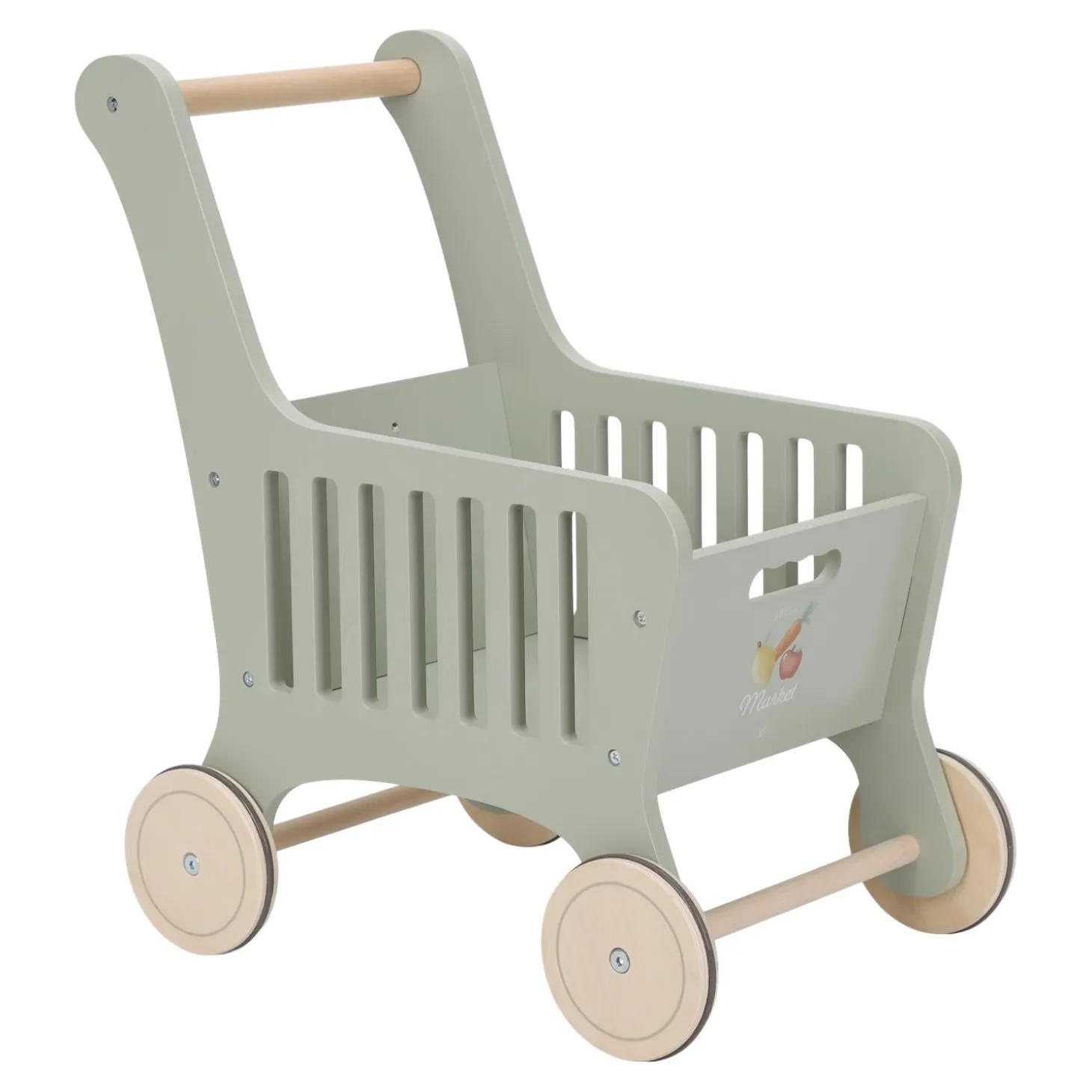 Little Dutch Chariot de courses en bois FSC Multicolore