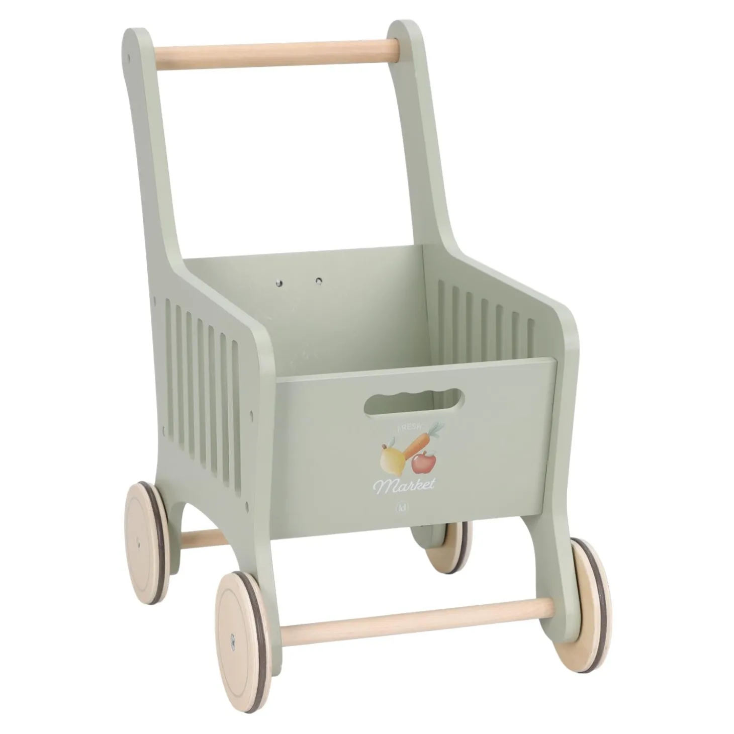 Little Dutch Chariot de courses en bois FSC Multicolore