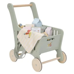 Little Dutch Chariot de courses en bois FSC Multicolore