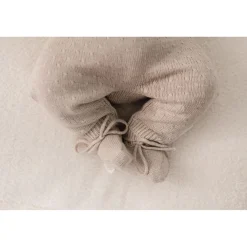 Little Dutch Chaussons en tricot Soft Beige 44-56