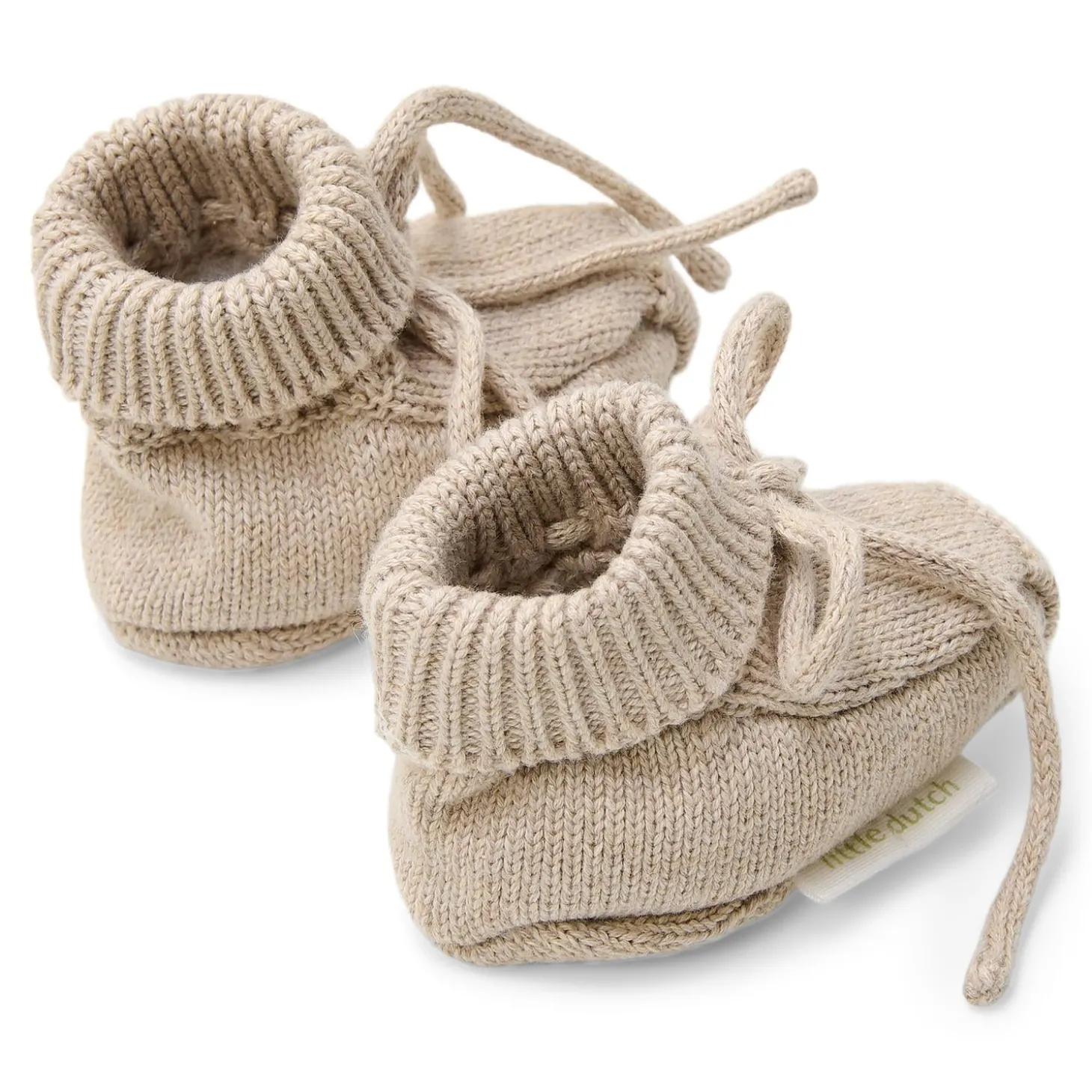 Little Dutch Chaussons en tricot Soft Beige 44-56