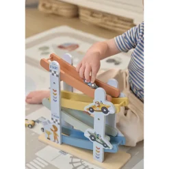 Little Dutch Circuit rampe en bois Bleu