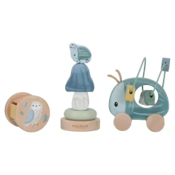 Little Dutch                    Coffret 3 jeux d'éveil en bois FSC    Forest Friends