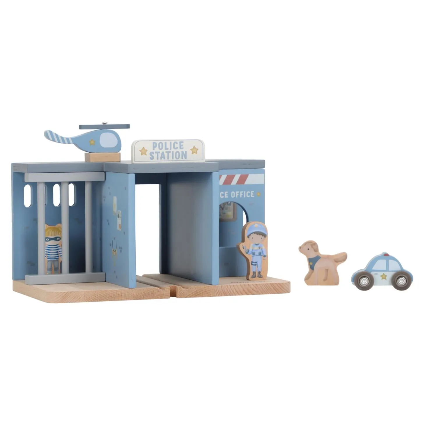 Little Dutch Commissariat de police en bois FSC Multicolore
