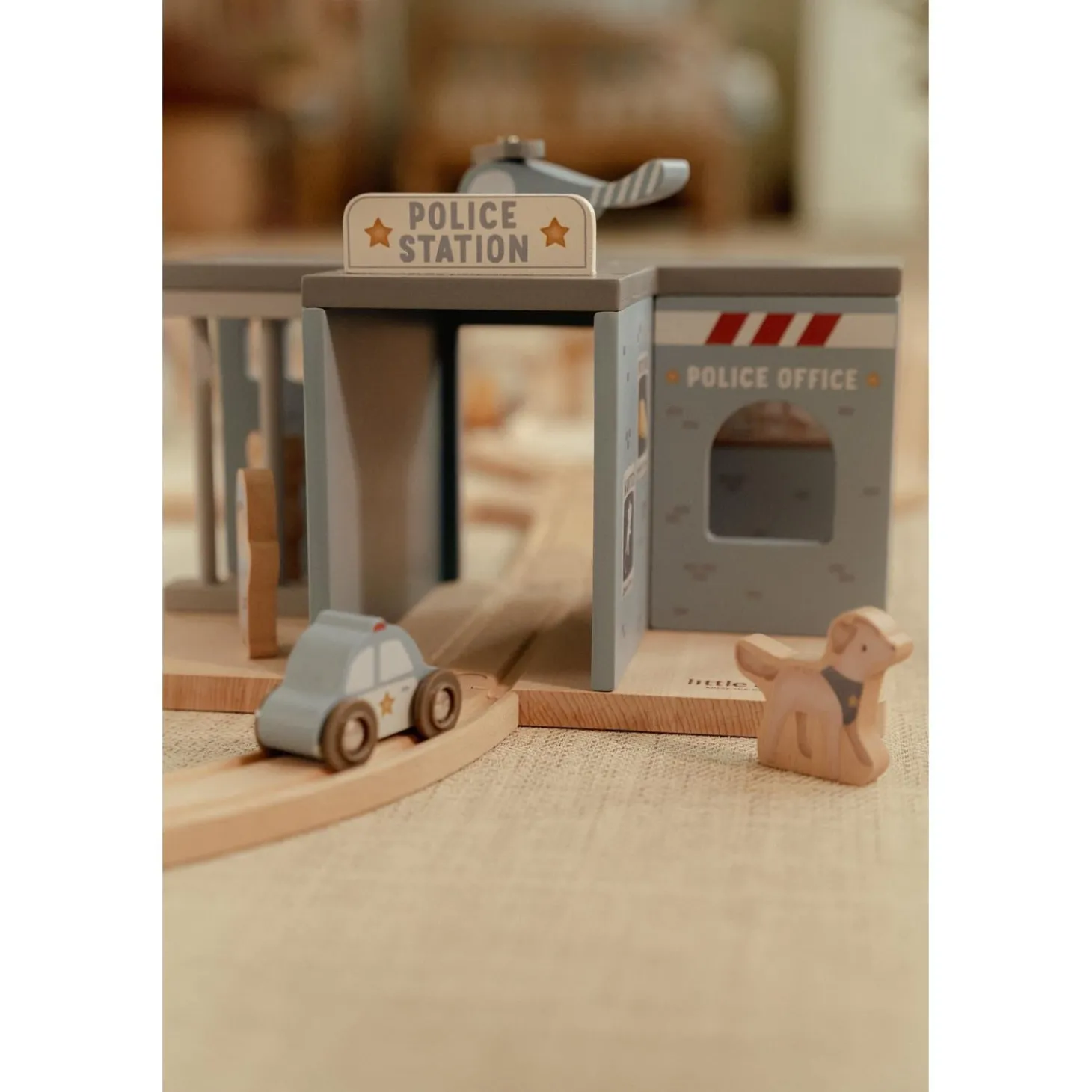 Little Dutch Commissariat de police en bois FSC Multicolore