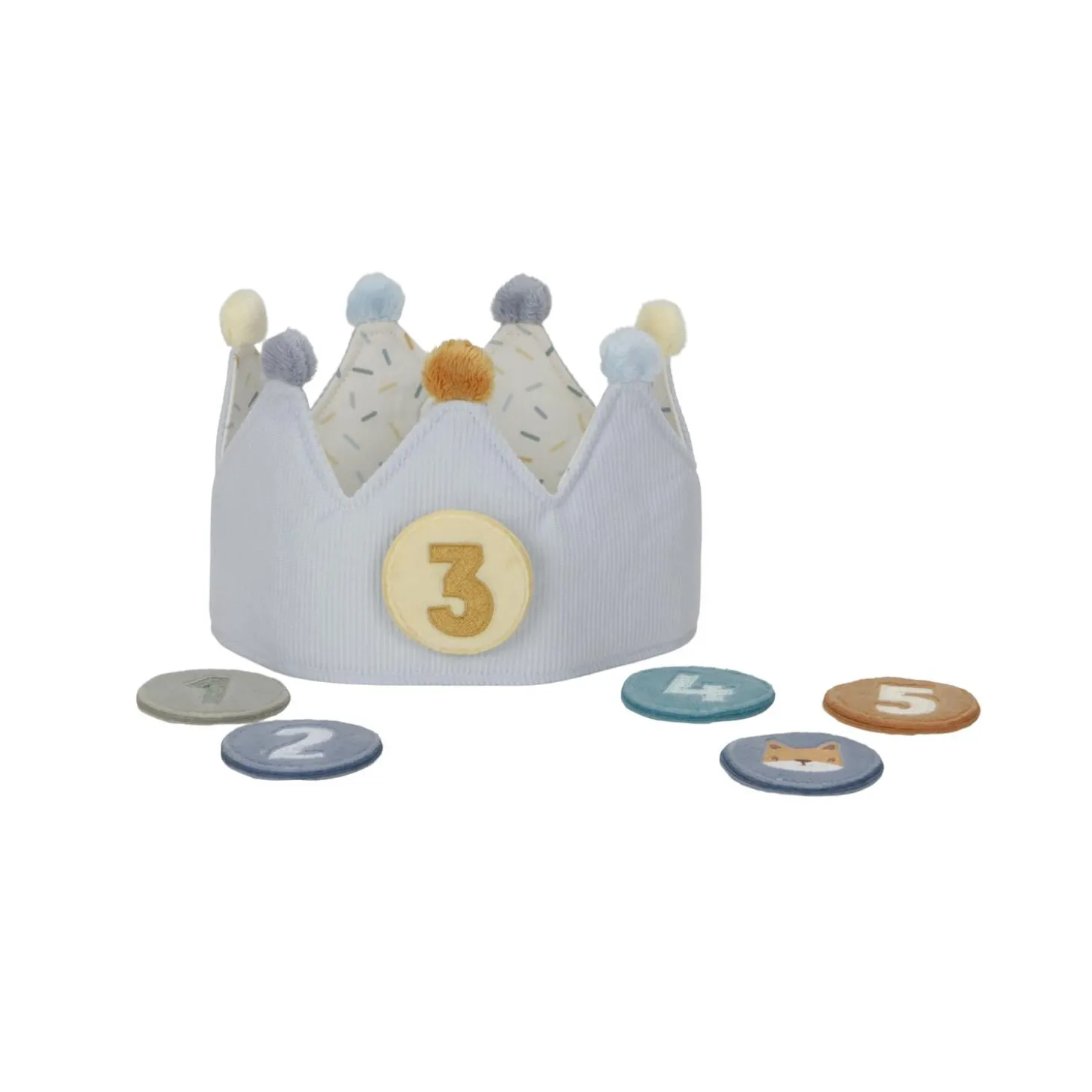 Little Dutch Couronne d’anniversaire avec chiffres Rose