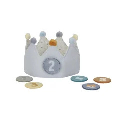 Little Dutch Couronne d’anniversaire avec chiffres Rose