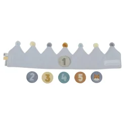Little Dutch Couronne d’anniversaire avec chiffres Rose